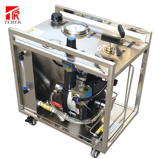 Compact Portable Pneumatic Liquid Pressure Booster Station for Valves and Pipes Hydro Testing