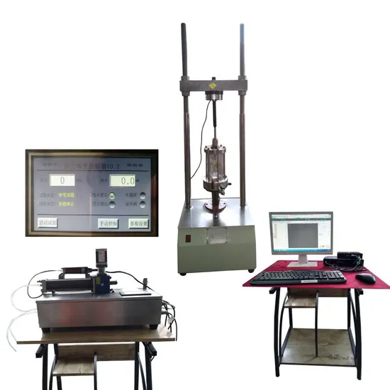 C001 Fully Automatic Triaxial Testing Apparatus with 39.1 61.8 Soil Triaxial Compression