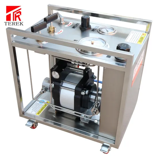 Terek Air Driven Liquid Pressure Testing Pump Machine at Hose or Pipes or Valve of Testing