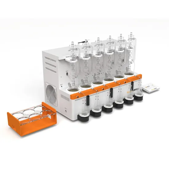 Lab Instrument for Element Assessment: DN6 Distillation Apparatus with Display Screen for Water, Soil, and Pharmaceutical Applications