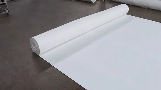 Nonwoven Geotextile PP/Pet Staple Fiber Fabric for Philippines Road Construction