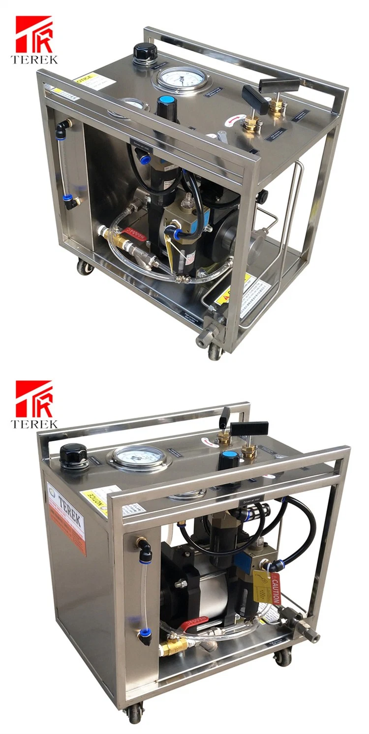 Terek Brand High Pressure Pneumatic Hydrostatic Pressure Test Pump for Valve and Pipe Testing 400 to 60000 Psi