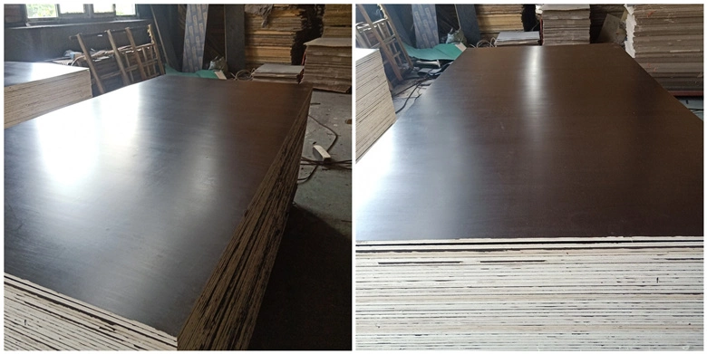 Waterproof/Marine/Shuttering/Construction/Phenolic/Hardwood/Black/Brown Film Faced Commercial Plywood Building Material