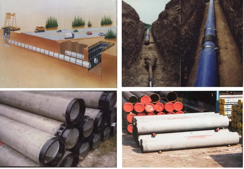 En545 ISO2531 Class K8 K9 C30 C40 Ductile Iron Pipe DN100 DN200 DN400 DN600 Water Supply System Ductile Iron Pipe