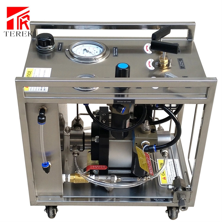 Terek Brand High Pressure Pneumatic Hydrostatic Pressure Test Pump for Valve and Pipe Testing 400 to 60000 Psi