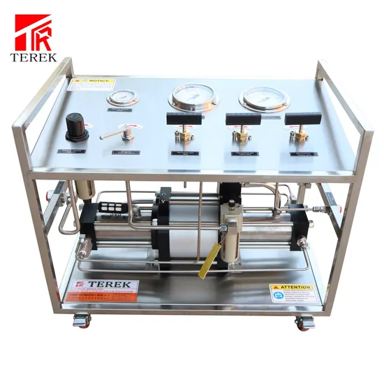 Terek Air Operated Double Action Large Flow High Pressure Gas Outlet Testing Machine 