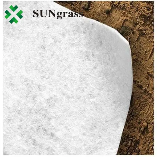 300GSM Geotextile Fabric White PP Fabric Under Artificial Grass Synthetic Grass 