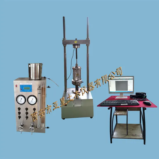 Automatic Triaxial Test Apparatus of Soil Triaxial Soil Testing Machine 