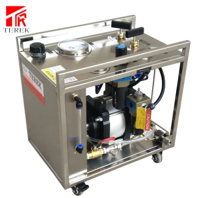 Terek Brand High Pressure Air Driven Water Pressuure Test Pump Pipe Hose Hydraulic Testing Liquid Pressure Test