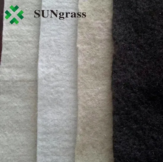 100g 200g 300g White Beige Grey Black Geotextile Fabric for Artificial Synthetic Grass Installation 