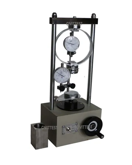Soil Test Electric Strain Controlled Unconfined Compression Testing Apparatus 